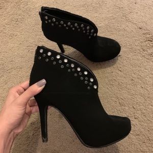 Madeline Girl Booties w/ Rhinestones